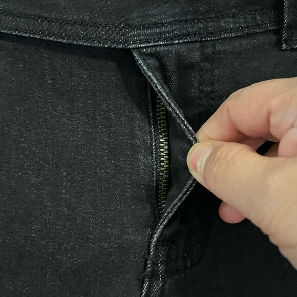 Urban Outfitters BDG Women's Jeans Size 32 Black Flare Legs Wide Waist Band - Picture 7 of 15